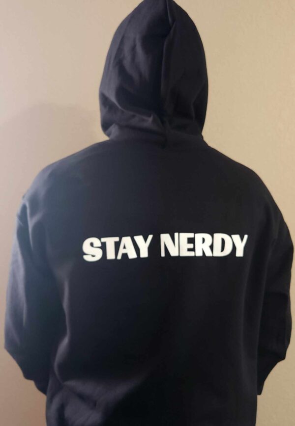 Nerdy Llama Zip Up Hoodies - Image 3