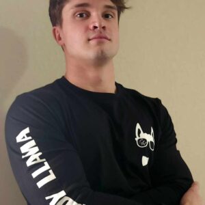 Nerdy Llama Long Sleeve Shirt