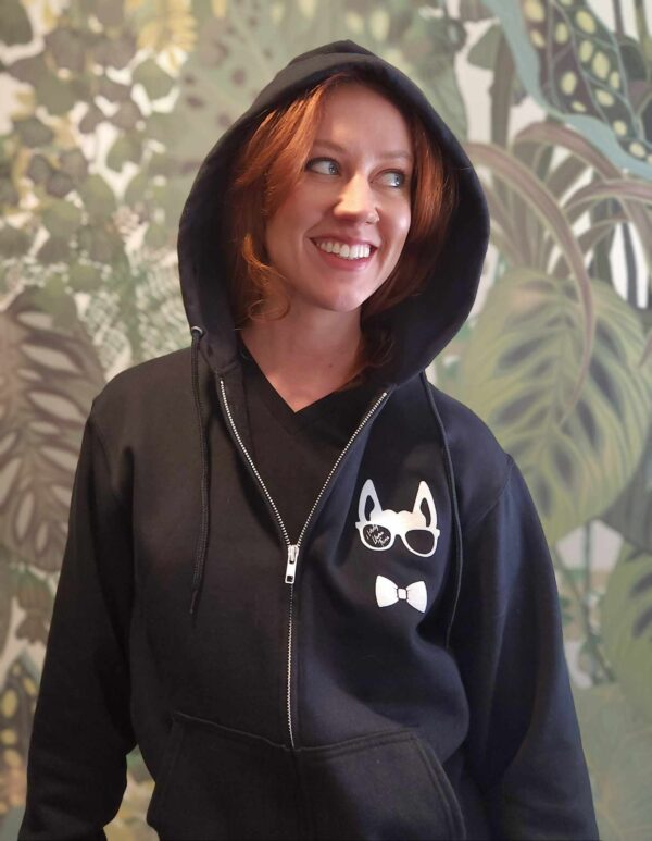 Nerdy Llama Zip Up Hoodies